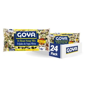 Goya Foods 16 Bean Soup Mix, 16 Ounce Pack Of 24