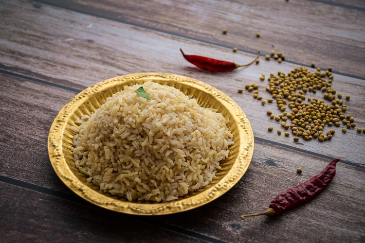 Rice and Mung Beans with Chili Peppers Recipe